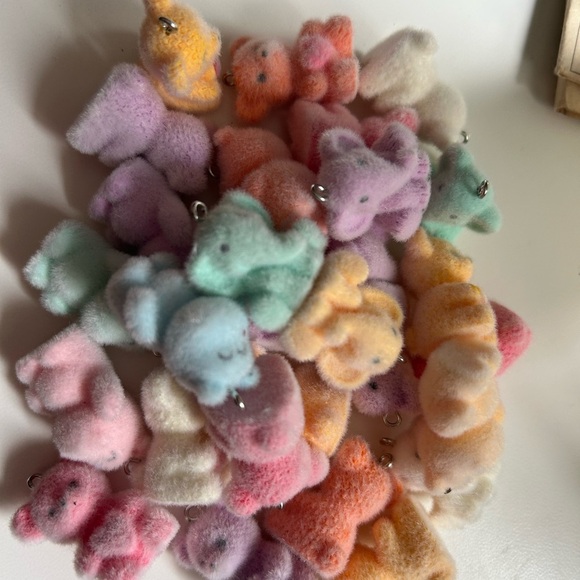 4/$50 Colorful Plush bear Toys keychain crafts lot of eight 🧸 - Picture 3 of 9